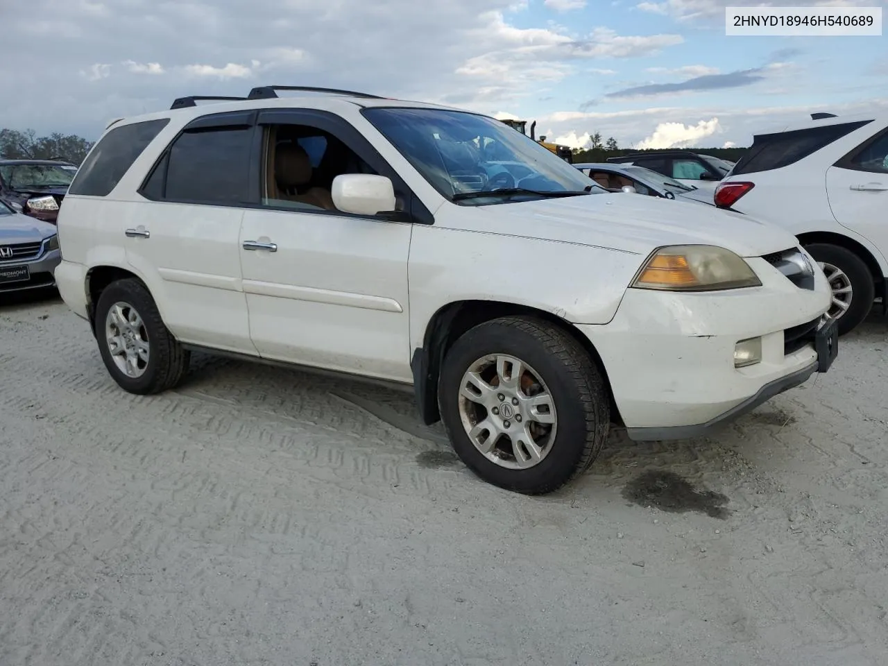 2006 Acura Mdx Touring VIN: 2HNYD18946H540689 Lot: 73970154