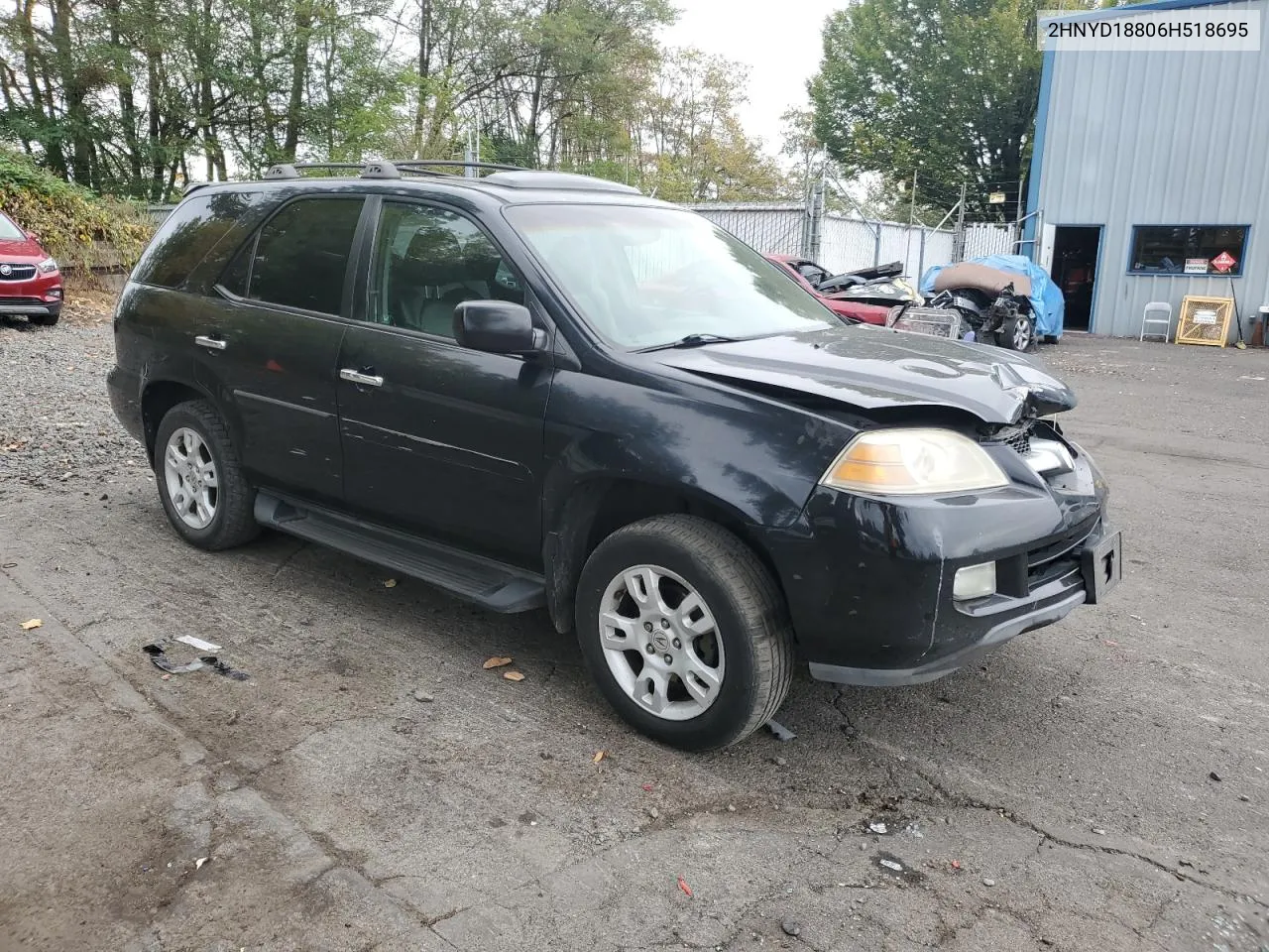 2006 Acura Mdx Touring VIN: 2HNYD18806H518695 Lot: 74976174