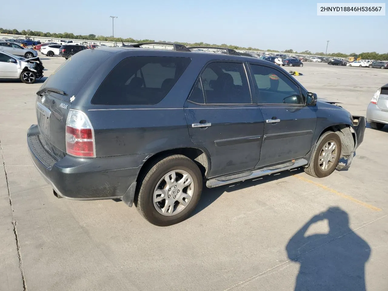 2006 Acura Mdx Touring VIN: 2HNYD18846H536567 Lot: 75415834