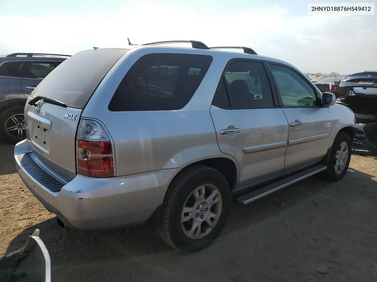 2006 Acura Mdx Touring VIN: 2HNYD18876H549412 Lot: 75435664