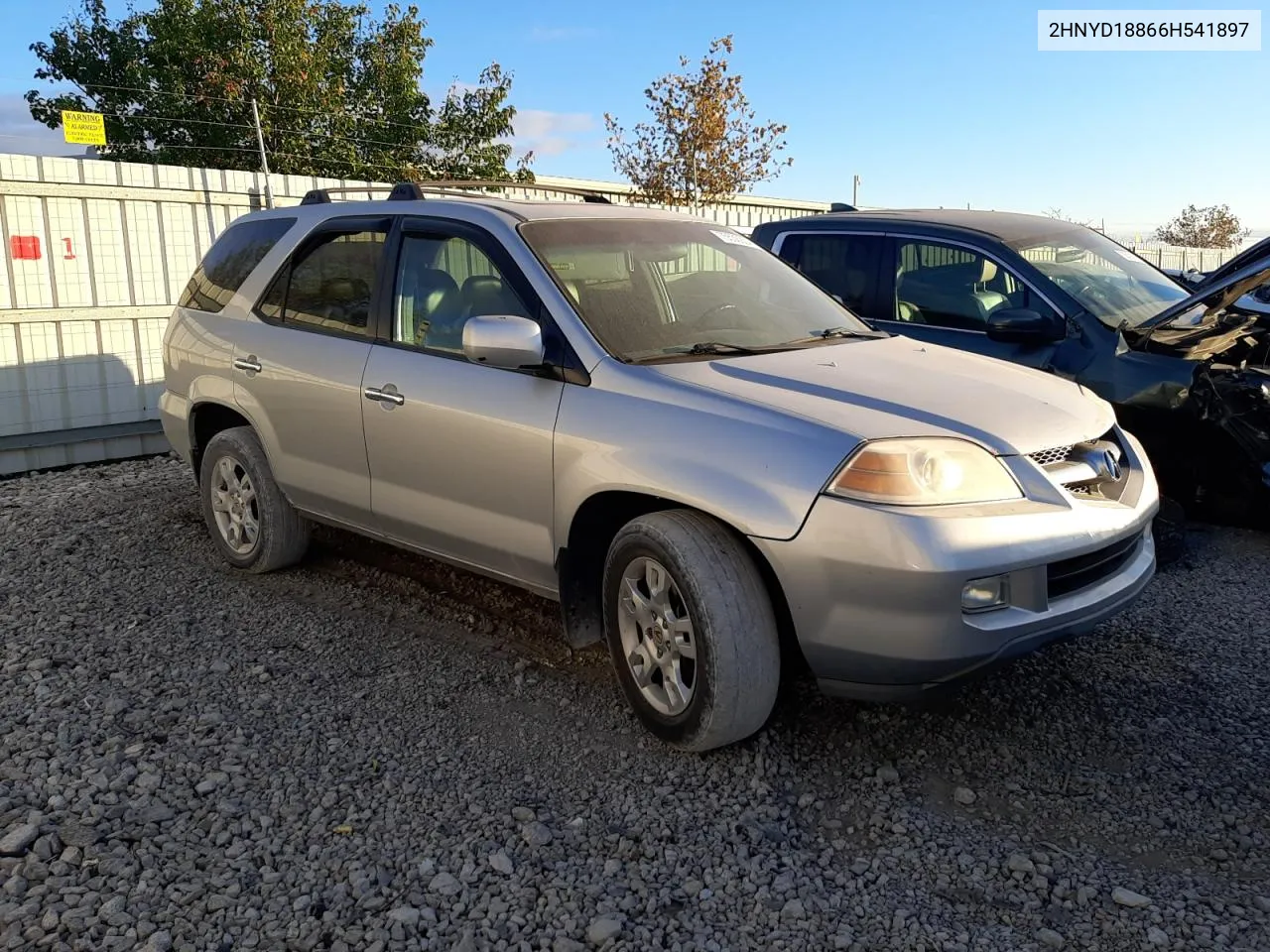 2006 Acura Mdx Touring VIN: 2HNYD18866H541897 Lot: 75538934