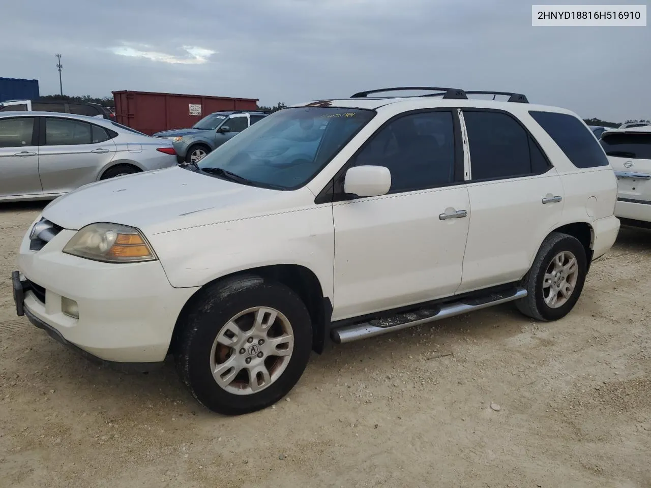 2006 Acura Mdx Touring VIN: 2HNYD18816H516910 Lot: 76055544