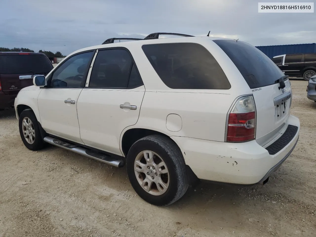 2006 Acura Mdx Touring VIN: 2HNYD18816H516910 Lot: 76055544