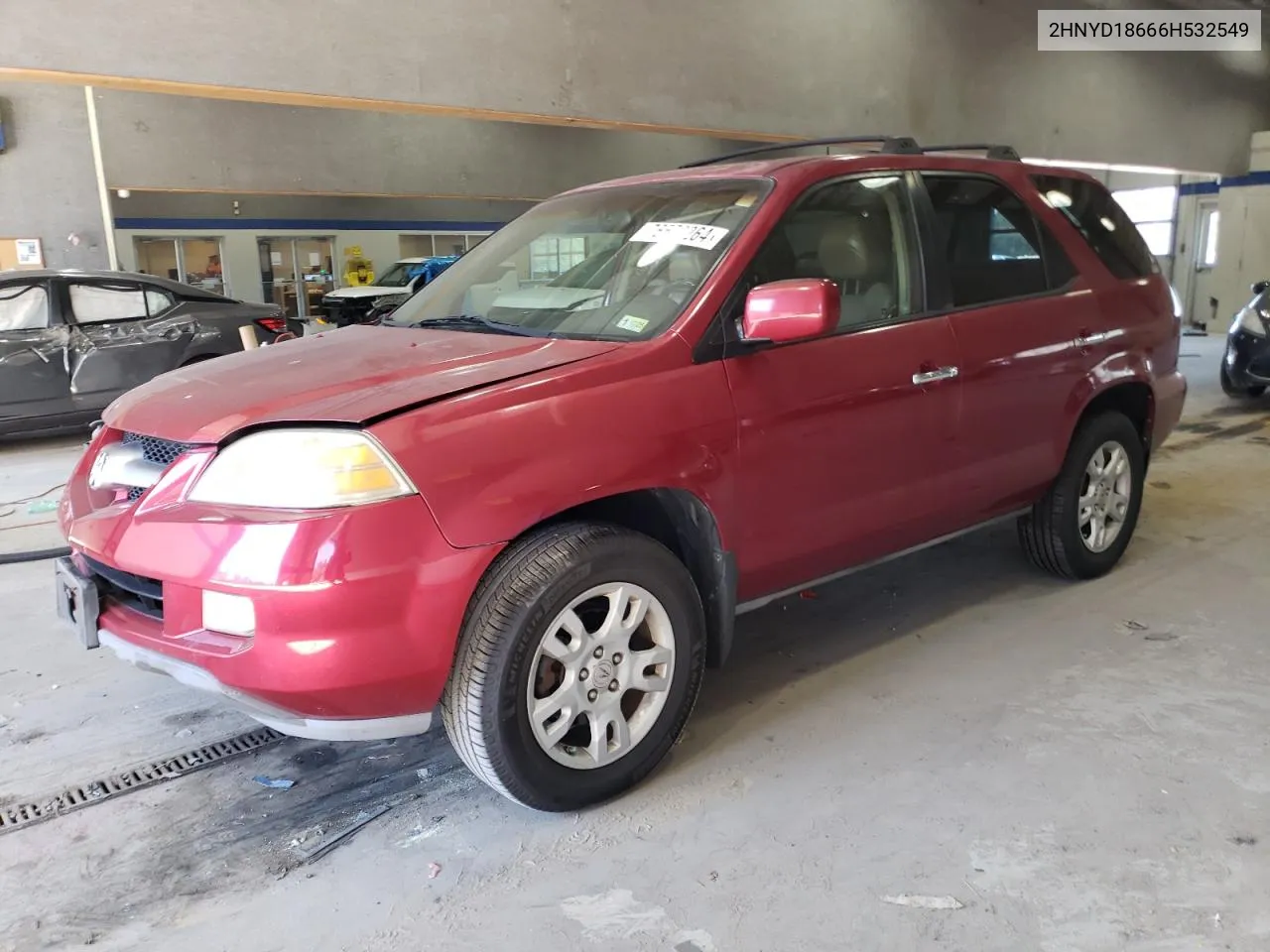 2006 Acura Mdx Touring VIN: 2HNYD18666H532549 Lot: 76573264