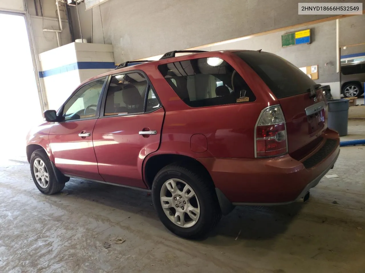 2006 Acura Mdx Touring VIN: 2HNYD18666H532549 Lot: 76573264