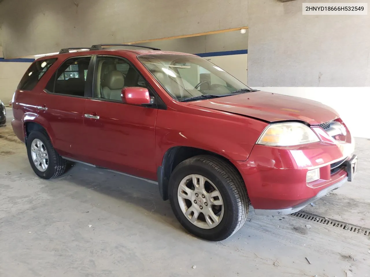 2006 Acura Mdx Touring VIN: 2HNYD18666H532549 Lot: 76573264