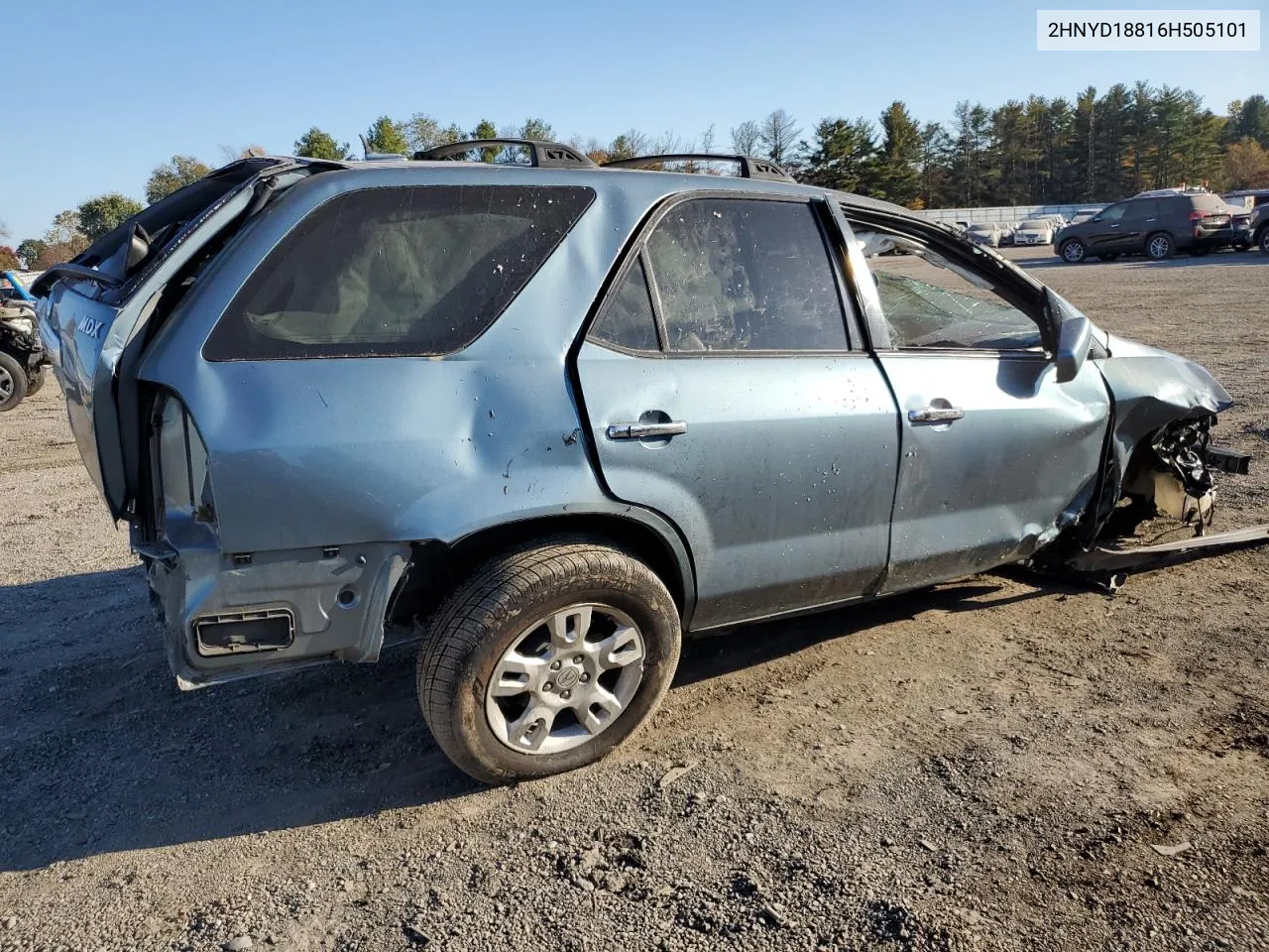 2006 Acura Mdx Touring VIN: 2HNYD18816H505101 Lot: 76986174