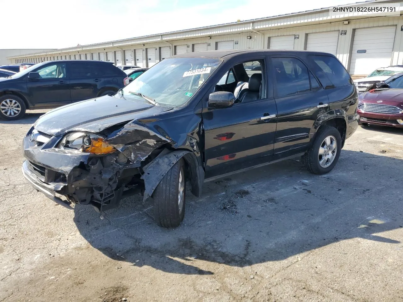 2006 Acura Mdx VIN: 2HNYD18226H547191 Lot: 77531034