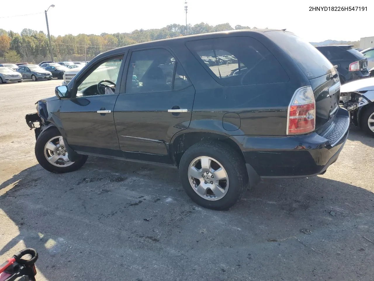 2006 Acura Mdx VIN: 2HNYD18226H547191 Lot: 77531034