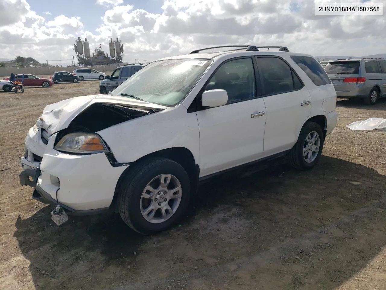 2006 Acura Mdx Touring VIN: 2HNYD18846H507568 Lot: 77915144