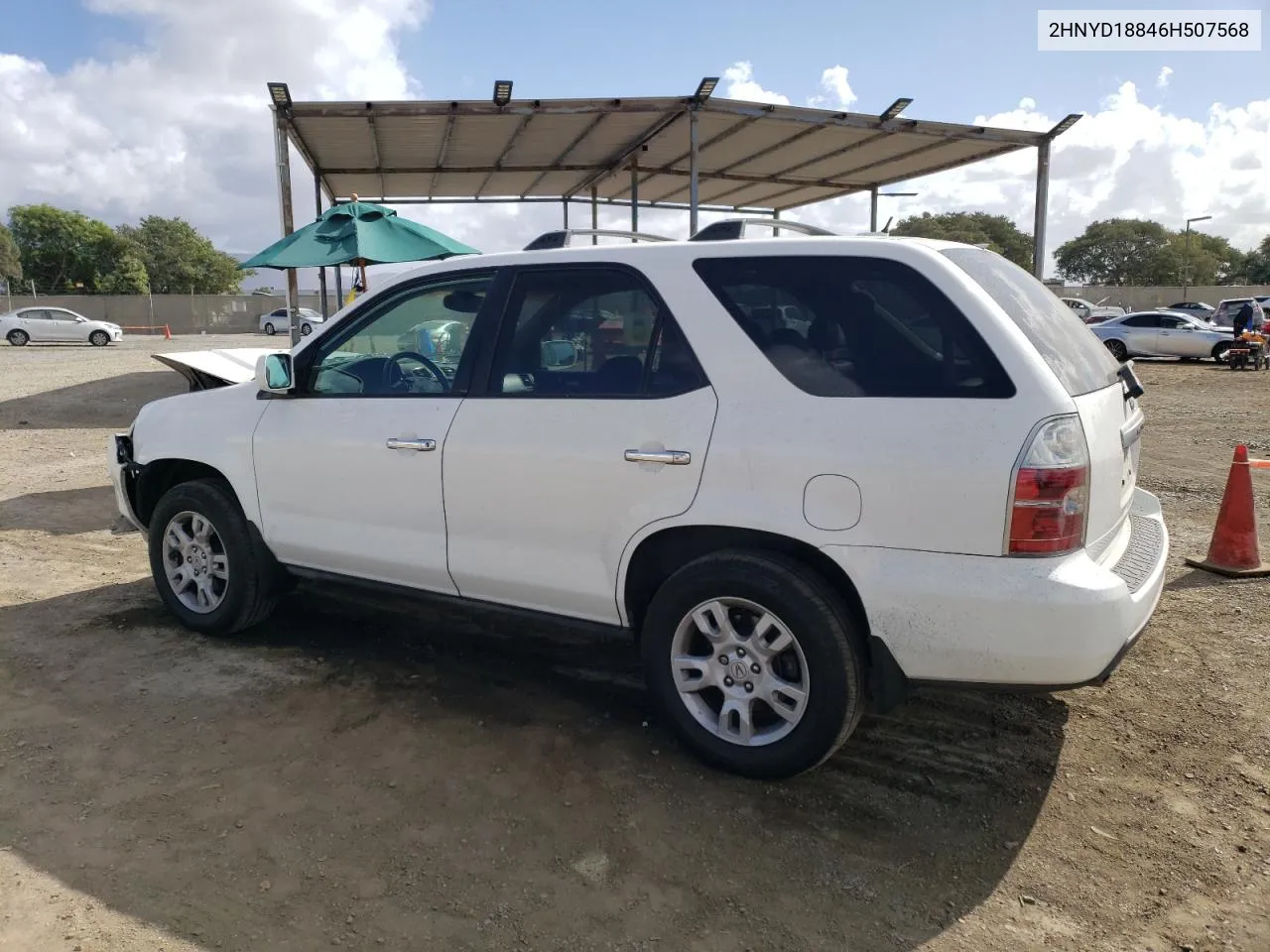 2006 Acura Mdx Touring VIN: 2HNYD18846H507568 Lot: 77915144