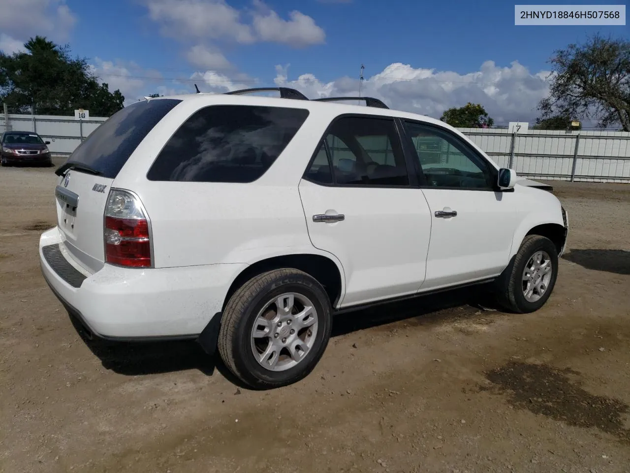 2006 Acura Mdx Touring VIN: 2HNYD18846H507568 Lot: 77915144