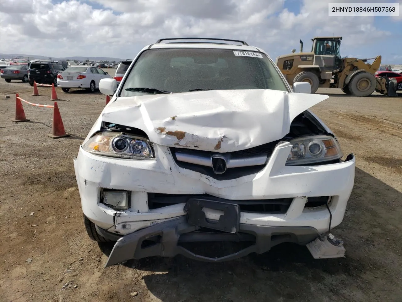 2006 Acura Mdx Touring VIN: 2HNYD18846H507568 Lot: 77915144