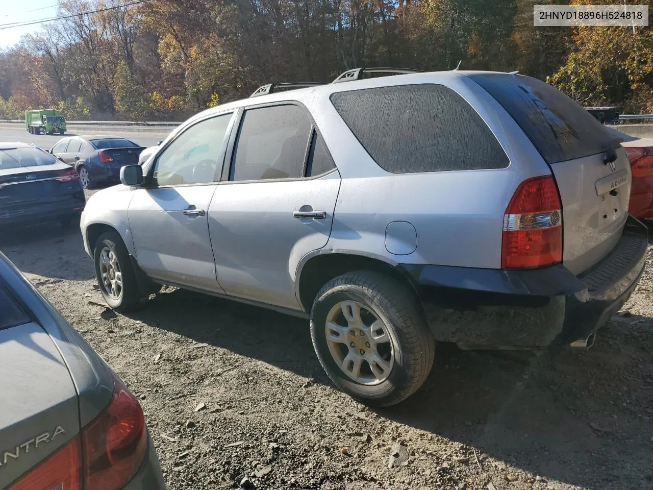 2006 Acura Mdx Touring VIN: 2HNYD18896H524818 Lot: 78834004