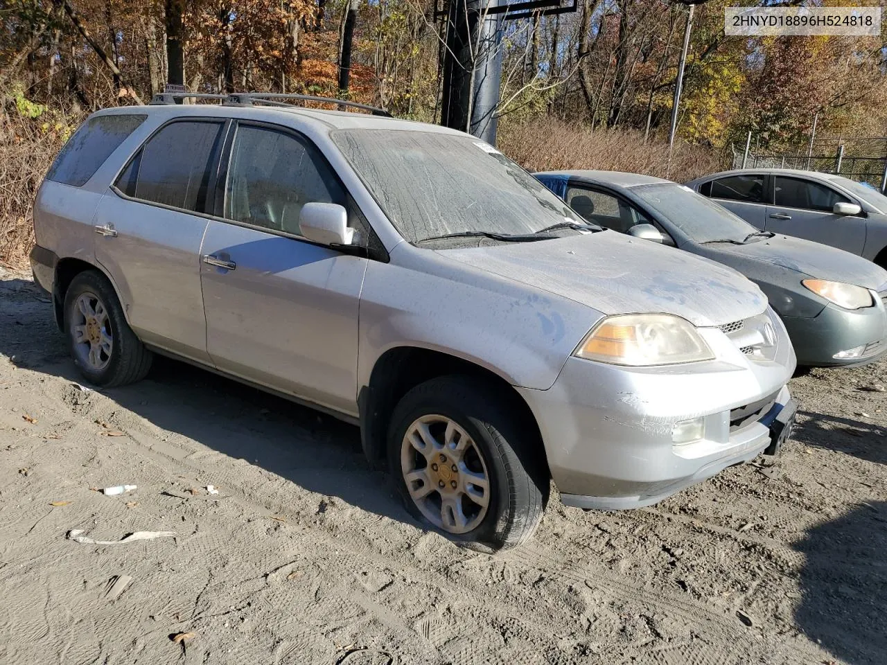 2006 Acura Mdx Touring VIN: 2HNYD18896H524818 Lot: 78834004