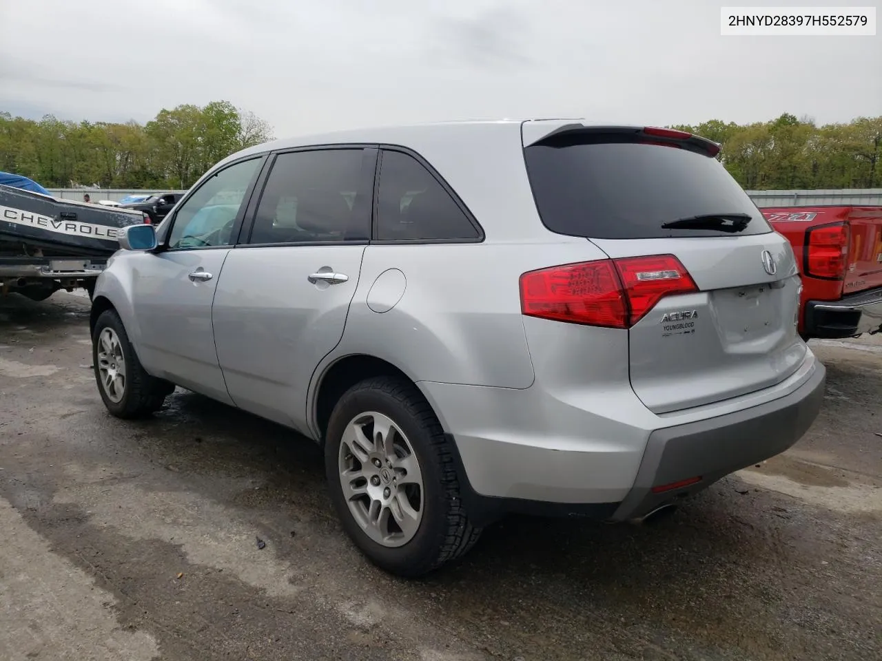 2007 Acura Mdx Technology VIN: 2HNYD28397H552579 Lot: 51067433