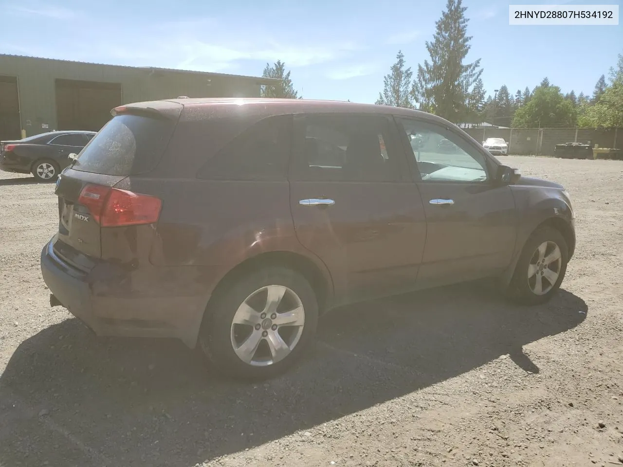 2HNYD28807H534192 2007 Acura Mdx Sport