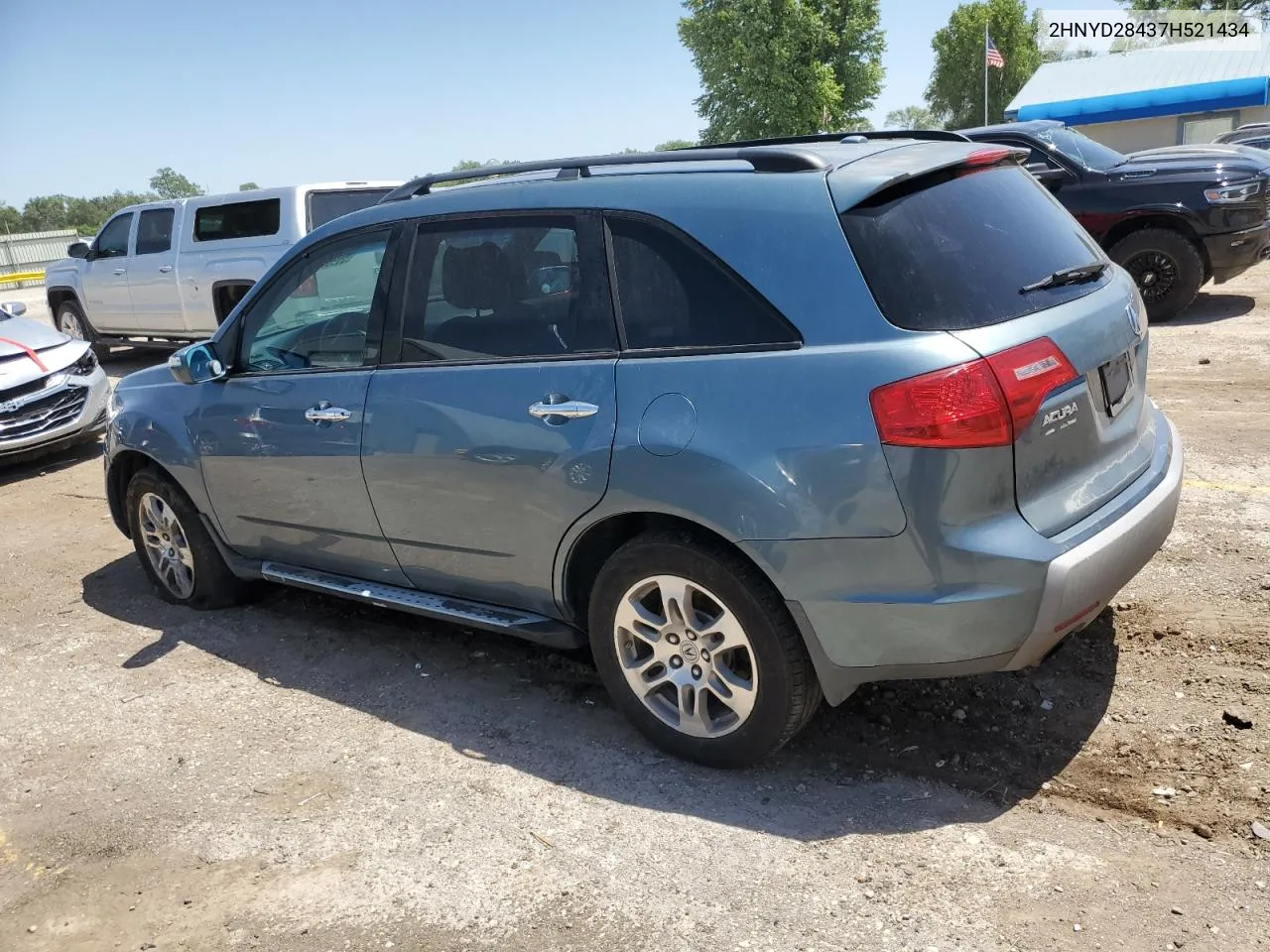 2007 Acura Mdx Technology VIN: 2HNYD28437H521434 Lot: 55909154