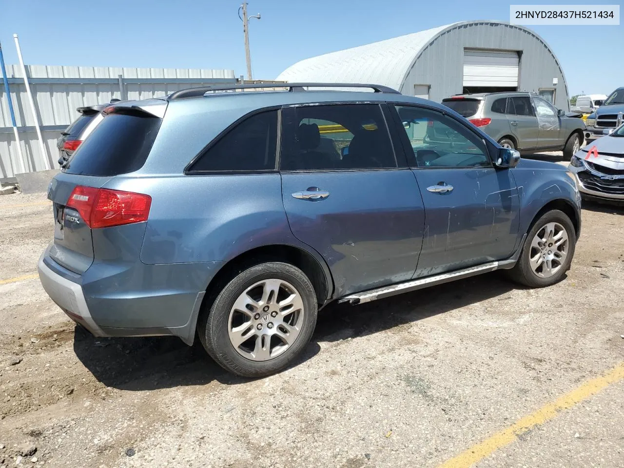 2007 Acura Mdx Technology VIN: 2HNYD28437H521434 Lot: 55909154