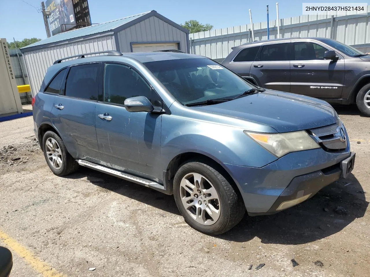 2007 Acura Mdx Technology VIN: 2HNYD28437H521434 Lot: 55909154