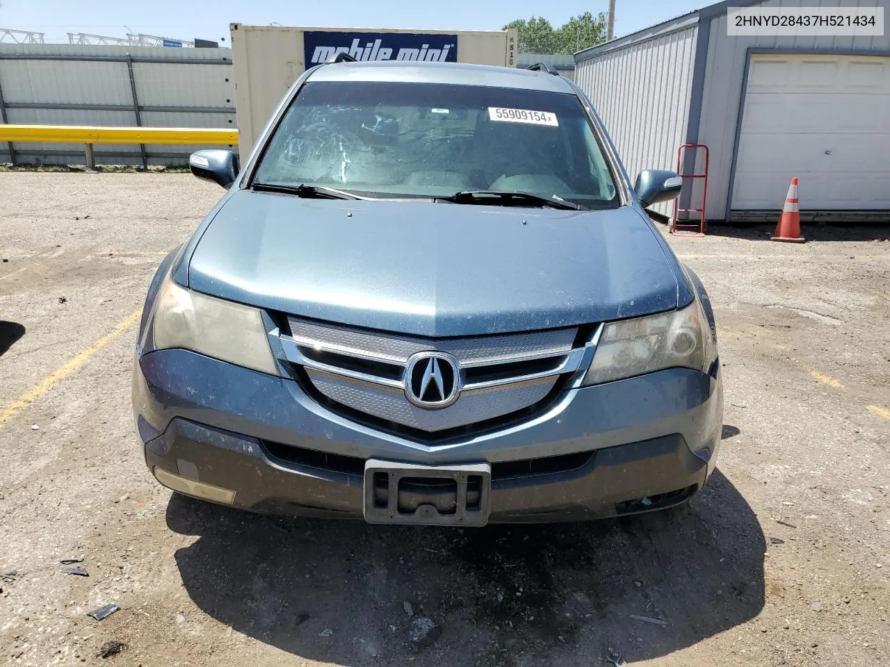 2007 Acura Mdx Technology VIN: 2HNYD28437H521434 Lot: 55909154