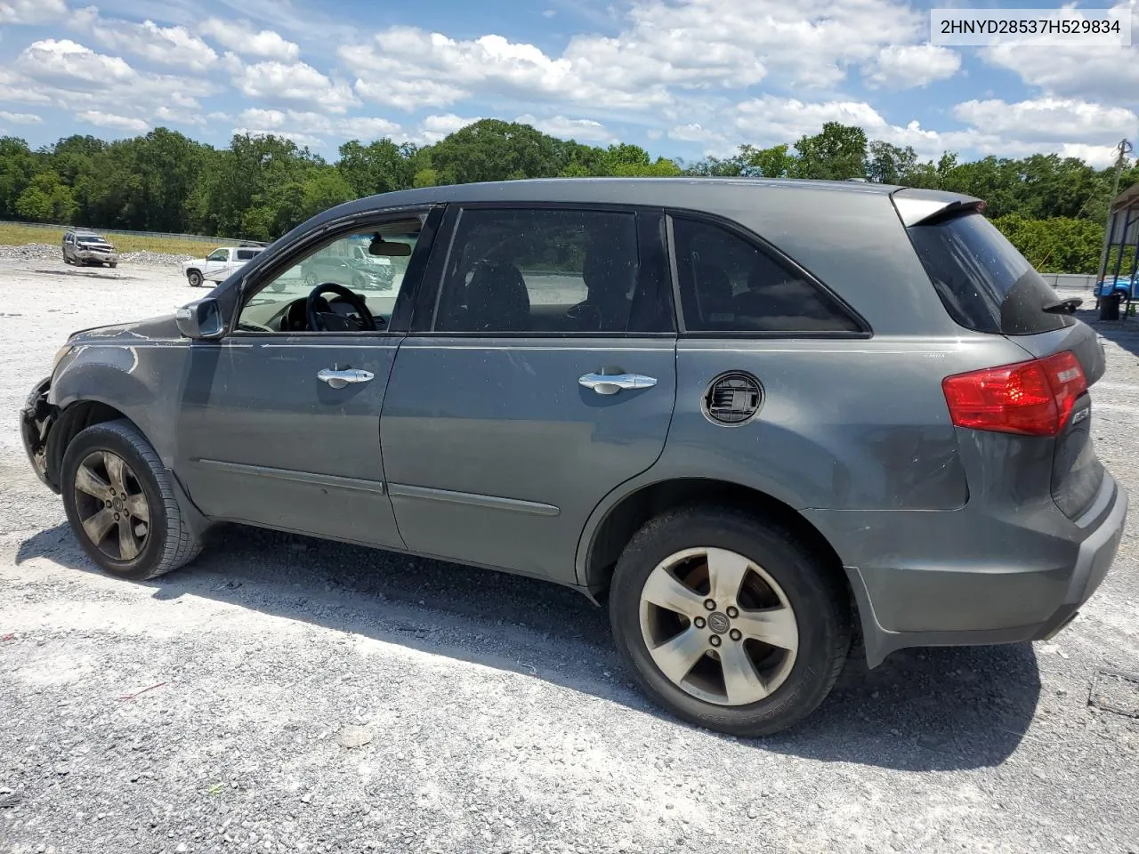 2007 Acura Mdx Sport VIN: 2HNYD28537H529834 Lot: 62671174