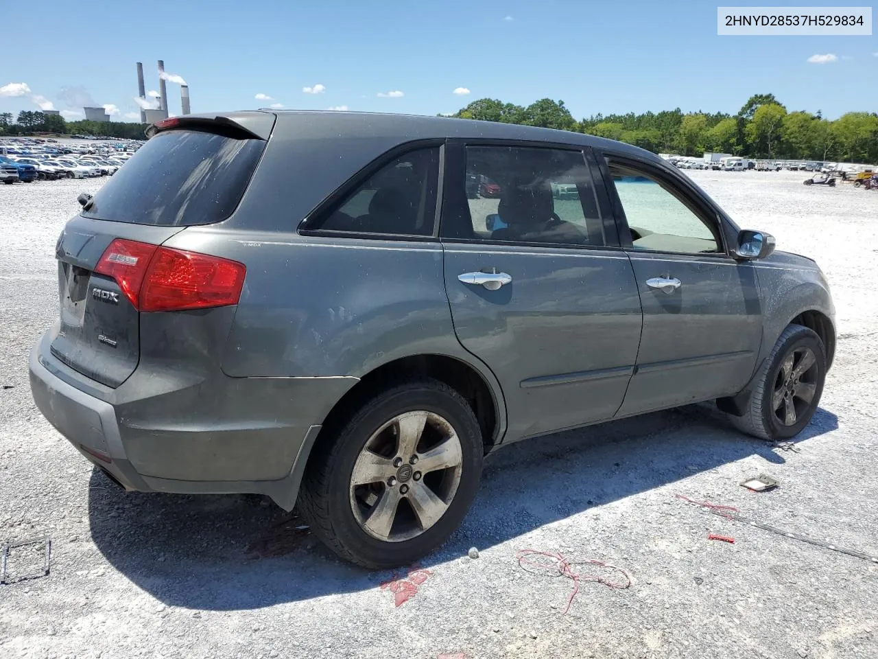 2007 Acura Mdx Sport VIN: 2HNYD28537H529834 Lot: 62671174