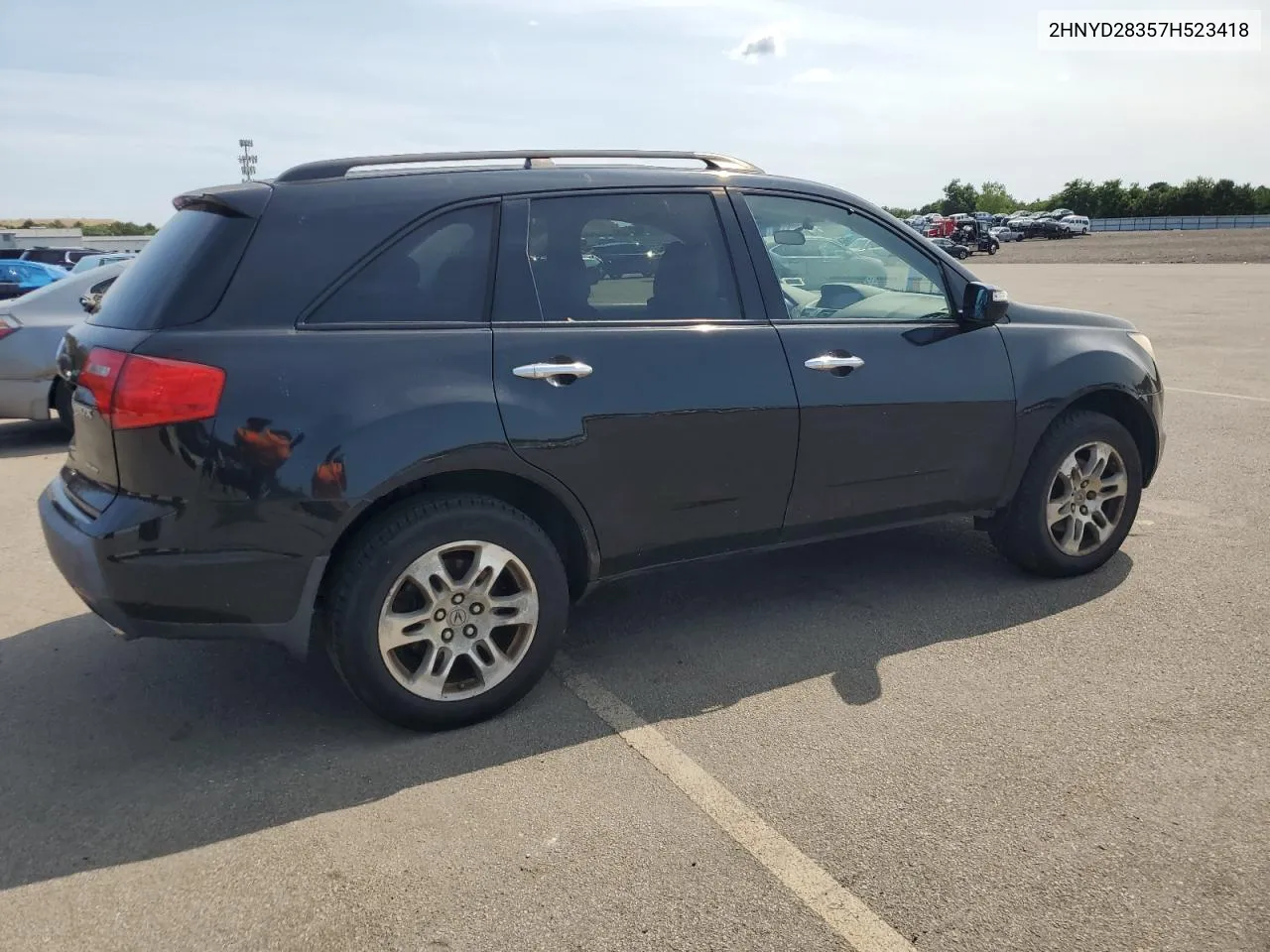 2007 Acura Mdx Technology VIN: 2HNYD28357H523418 Lot: 65021774