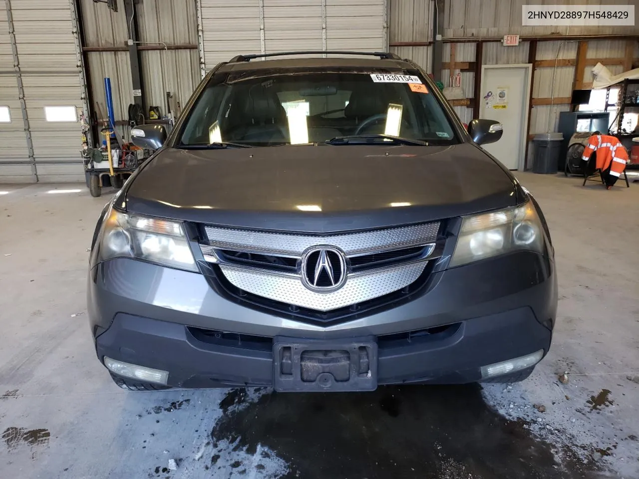 2007 Acura Mdx Sport VIN: 2HNYD28897H548429 Lot: 67330154