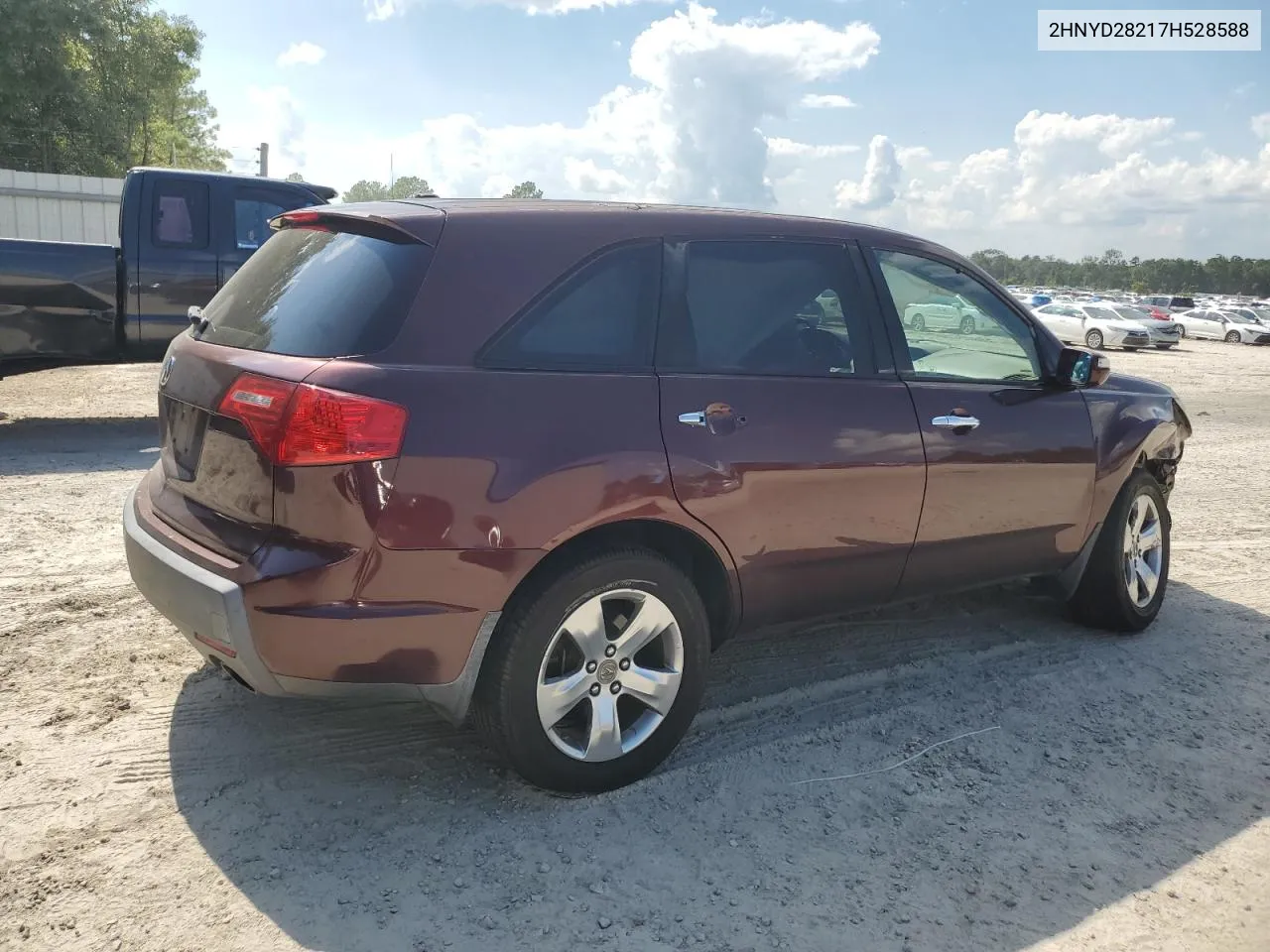 2007 Acura Mdx VIN: 2HNYD28217H528588 Lot: 67764924