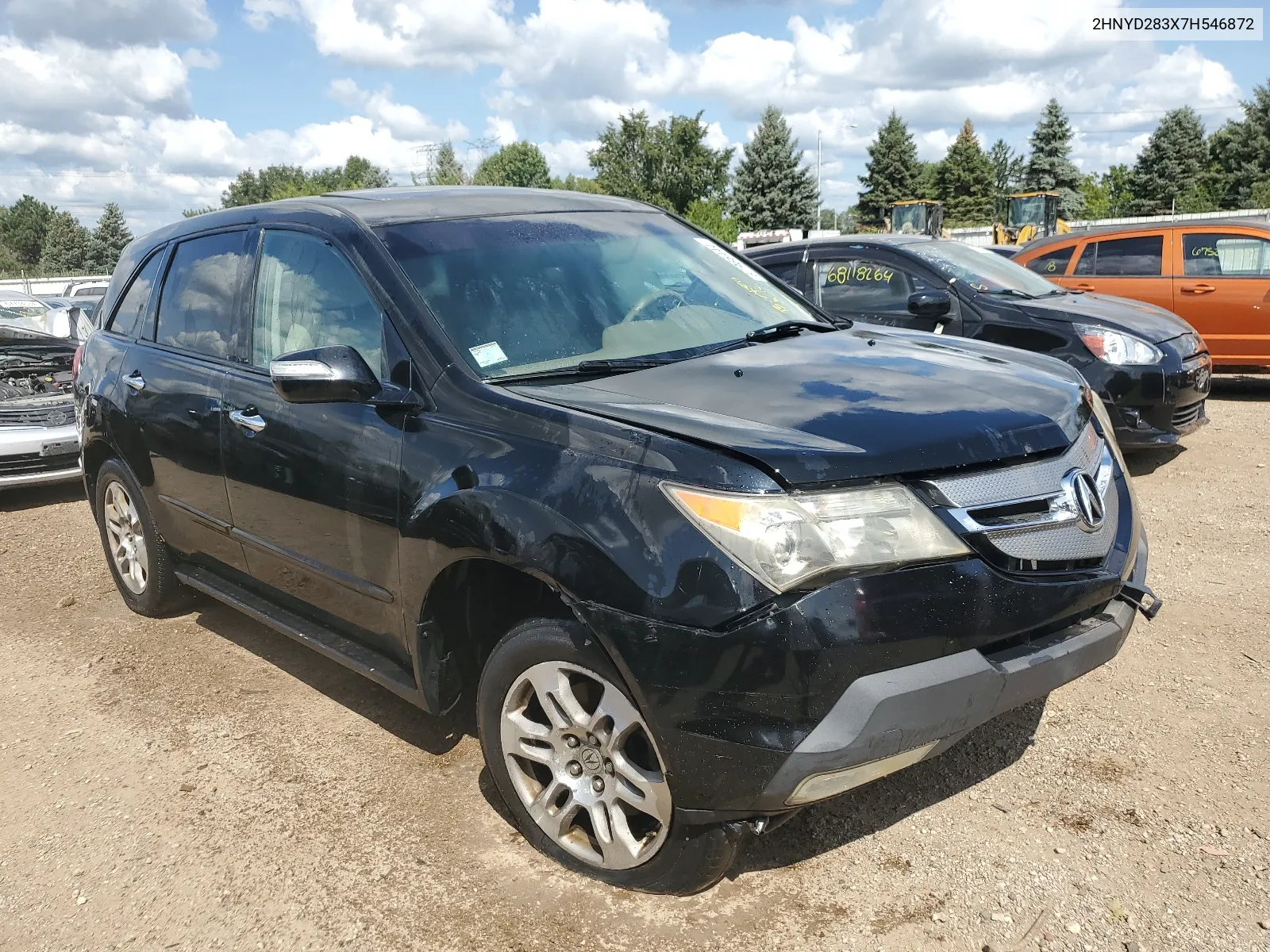 2007 Acura Mdx Technology VIN: 2HNYD283X7H546872 Lot: 67966444