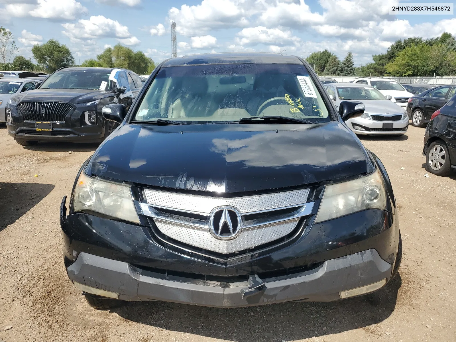 2007 Acura Mdx Technology VIN: 2HNYD283X7H546872 Lot: 67966444