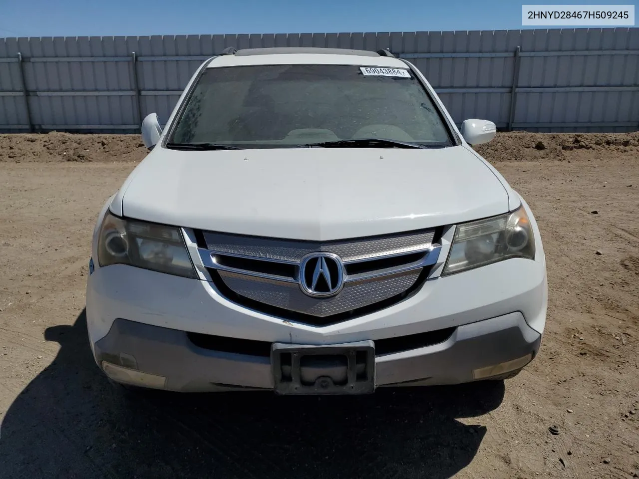 2HNYD28467H509245 2007 Acura Mdx Technology