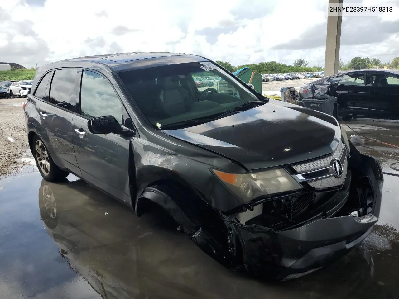 2007 Acura Mdx Technology VIN: 2HNYD28397H518318 Lot: 69066524