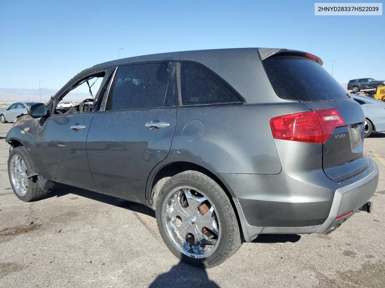 2007 Acura Mdx Technology VIN: 2HNYD28337H522039 Lot: 70421764