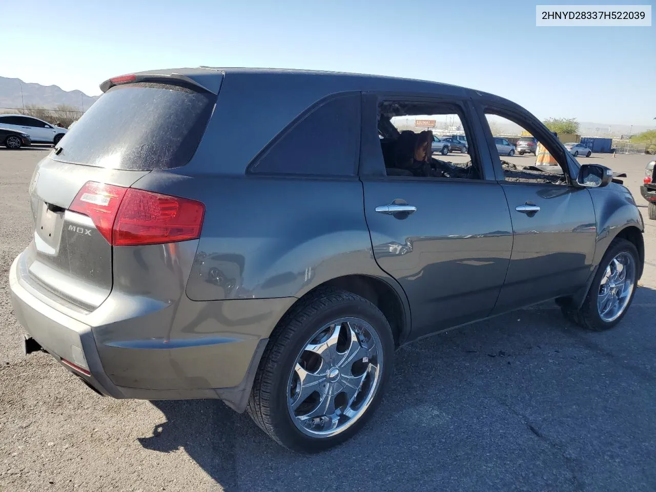 2007 Acura Mdx Technology VIN: 2HNYD28337H522039 Lot: 70421764