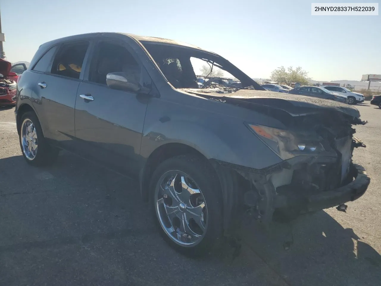 2007 Acura Mdx Technology VIN: 2HNYD28337H522039 Lot: 70421764