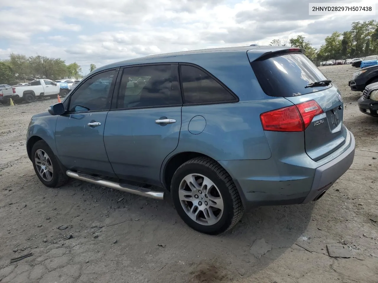 2007 Acura Mdx VIN: 2HNYD28297H507438 Lot: 70799844