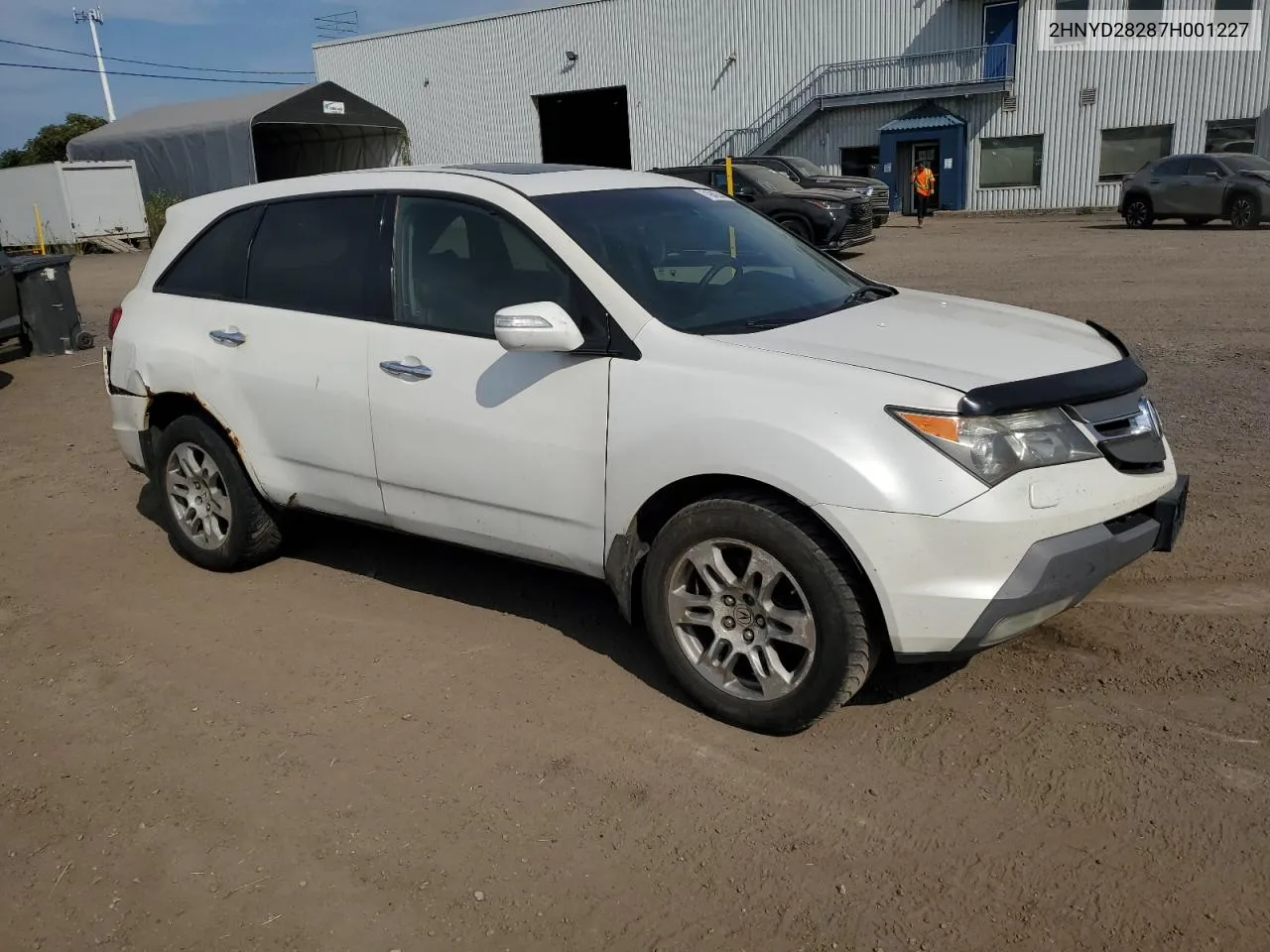 2007 Acura Mdx VIN: 2HNYD28287H001227 Lot: 71940344