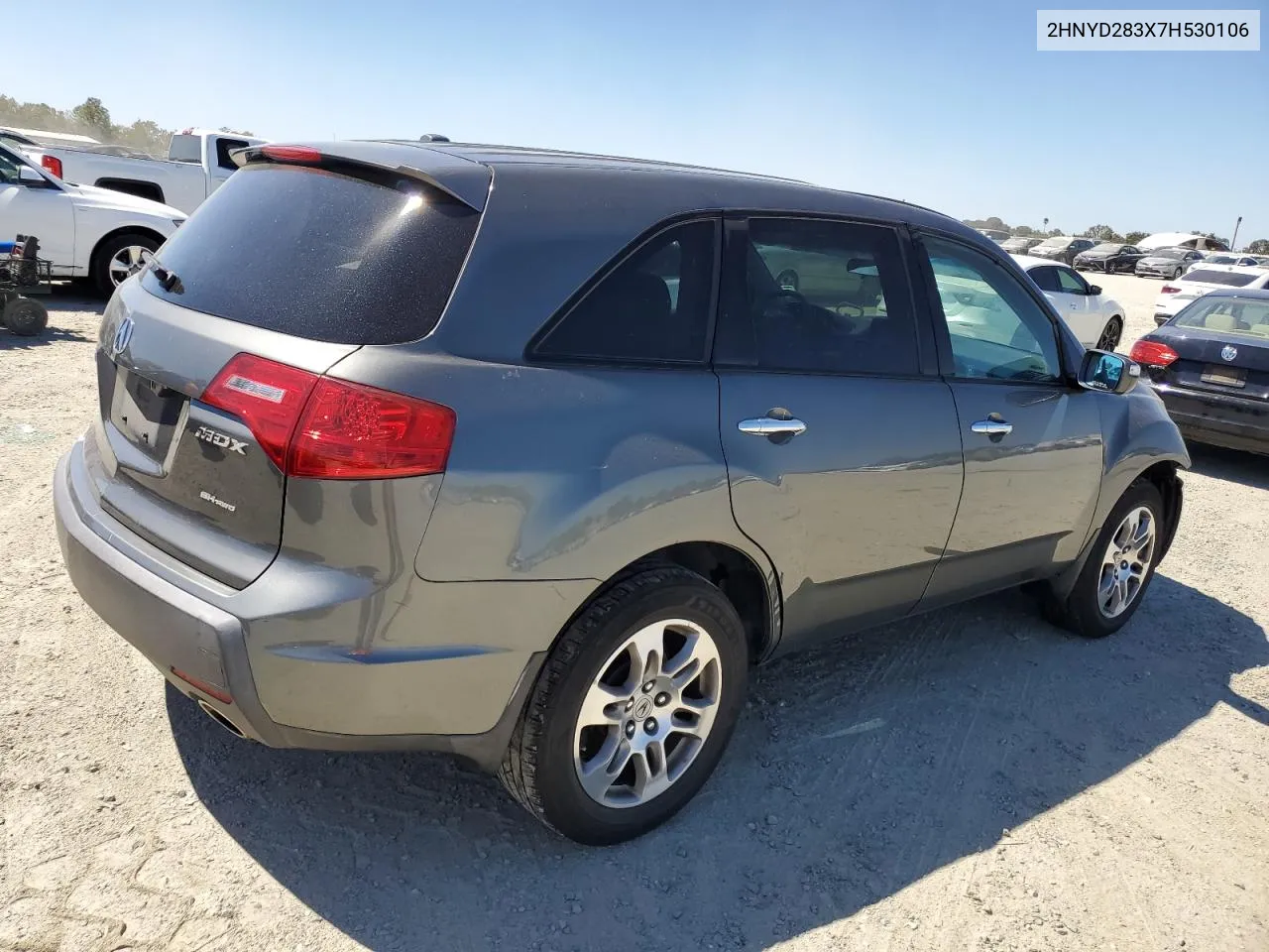 2007 Acura Mdx Technology VIN: 2HNYD283X7H530106 Lot: 72222044