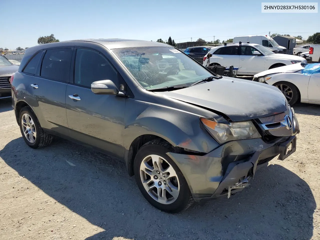 2007 Acura Mdx Technology VIN: 2HNYD283X7H530106 Lot: 72222044