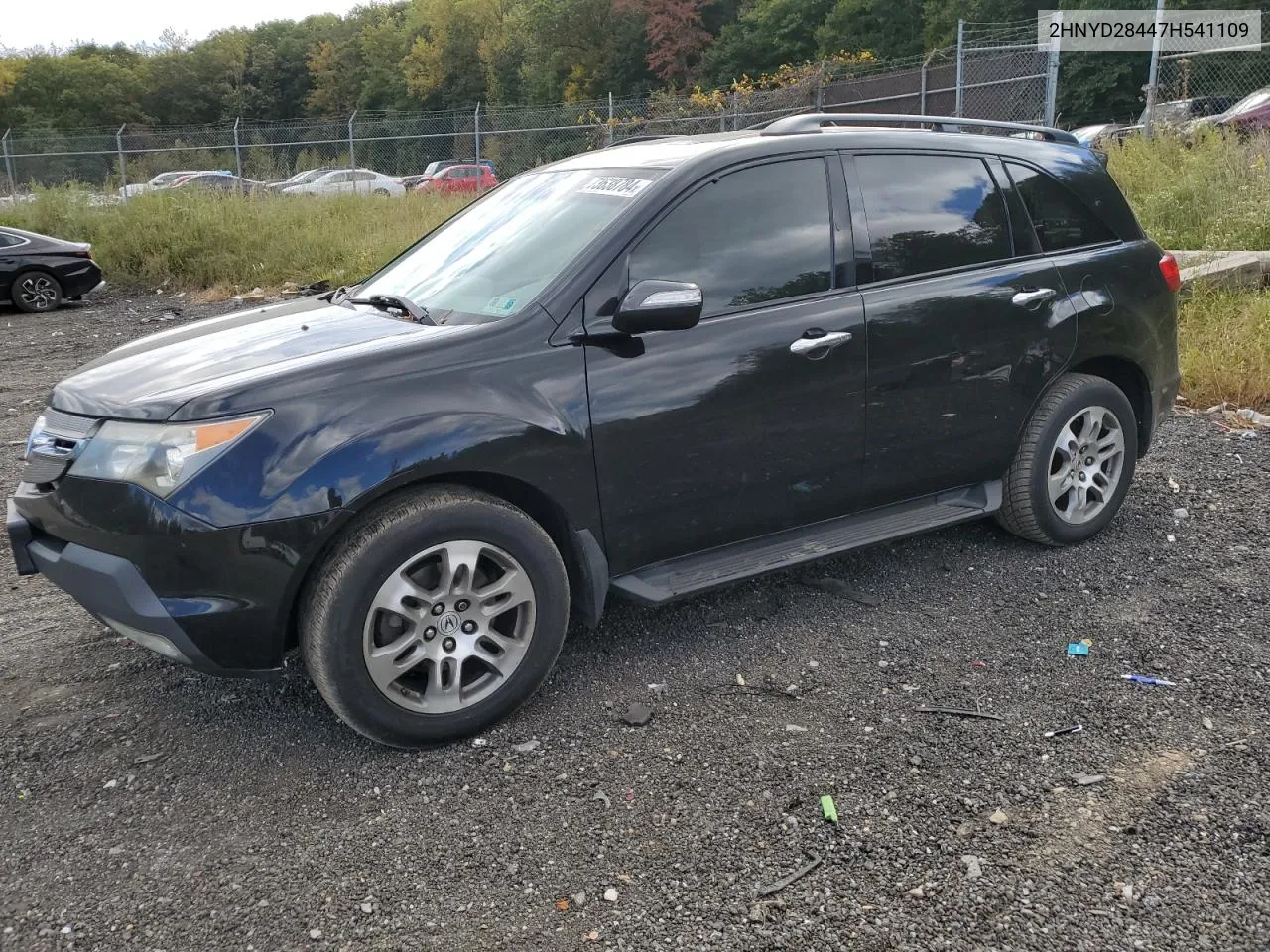 2007 Acura Mdx Technology VIN: 2HNYD28447H541109 Lot: 73638784