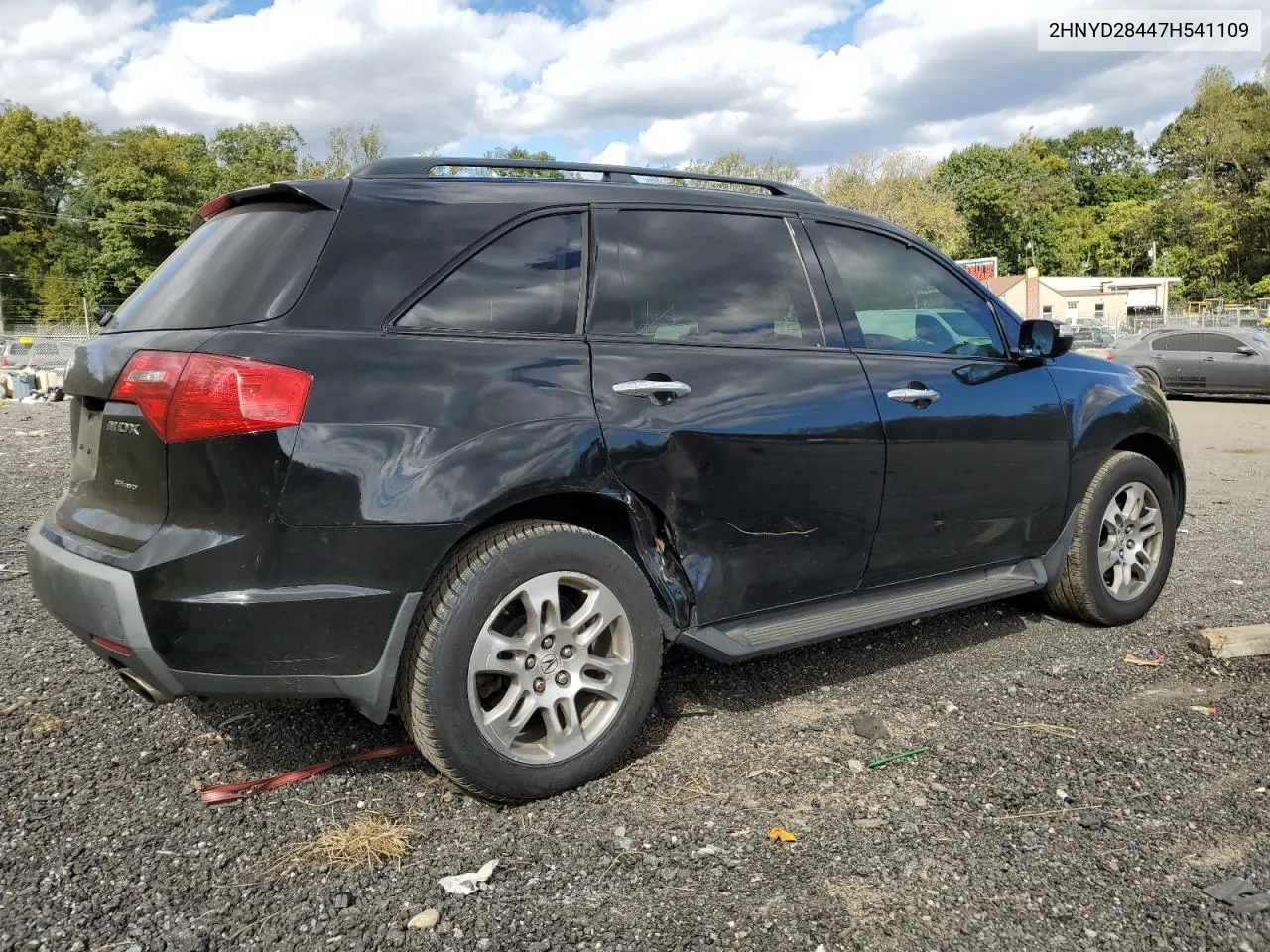 2007 Acura Mdx Technology VIN: 2HNYD28447H541109 Lot: 73638784