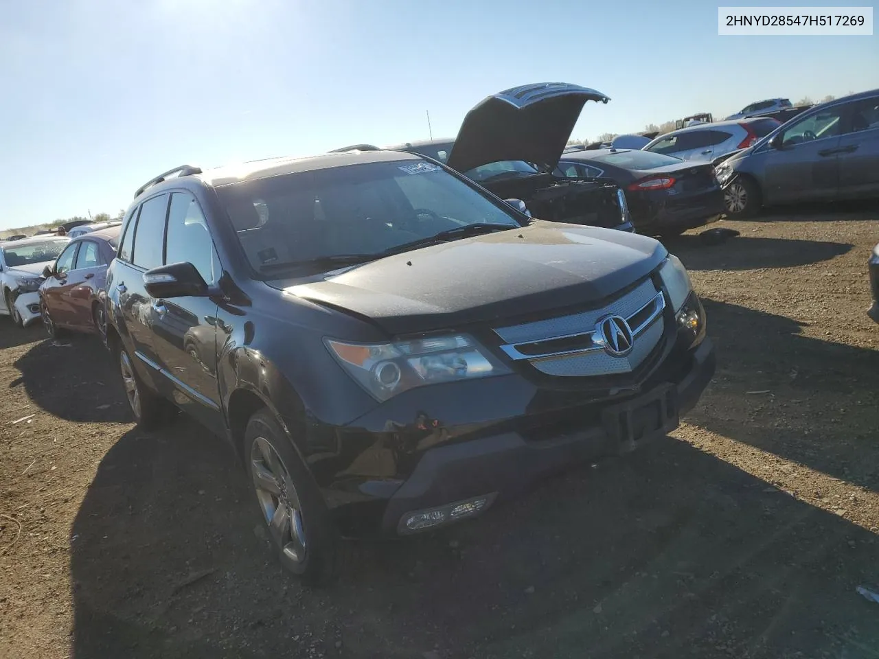 2007 Acura Mdx Sport VIN: 2HNYD28547H517269 Lot: 75263214