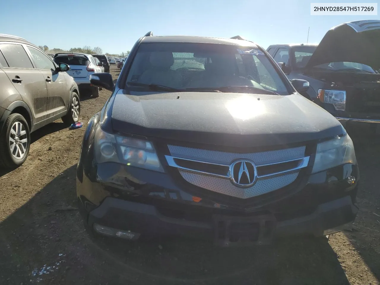 2007 Acura Mdx Sport VIN: 2HNYD28547H517269 Lot: 75263214