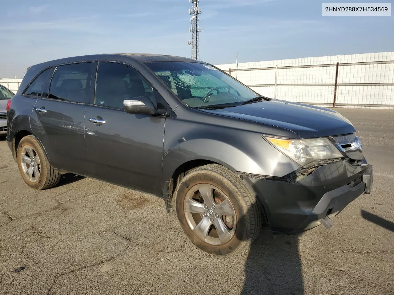 2007 Acura Mdx Sport VIN: 2HNYD288X7H534569 Lot: 75557584