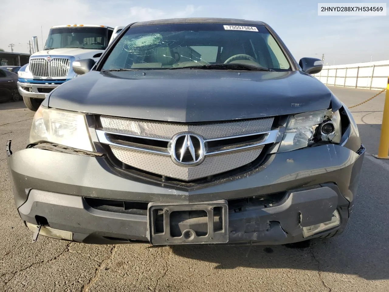 2007 Acura Mdx Sport VIN: 2HNYD288X7H534569 Lot: 75557584