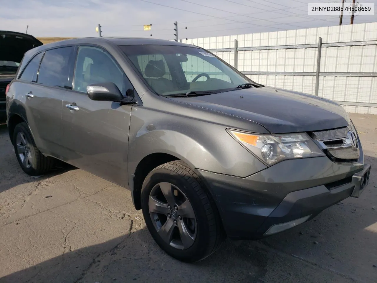 2007 Acura Mdx Sport VIN: 2HNYD28857H508669 Lot: 75568364