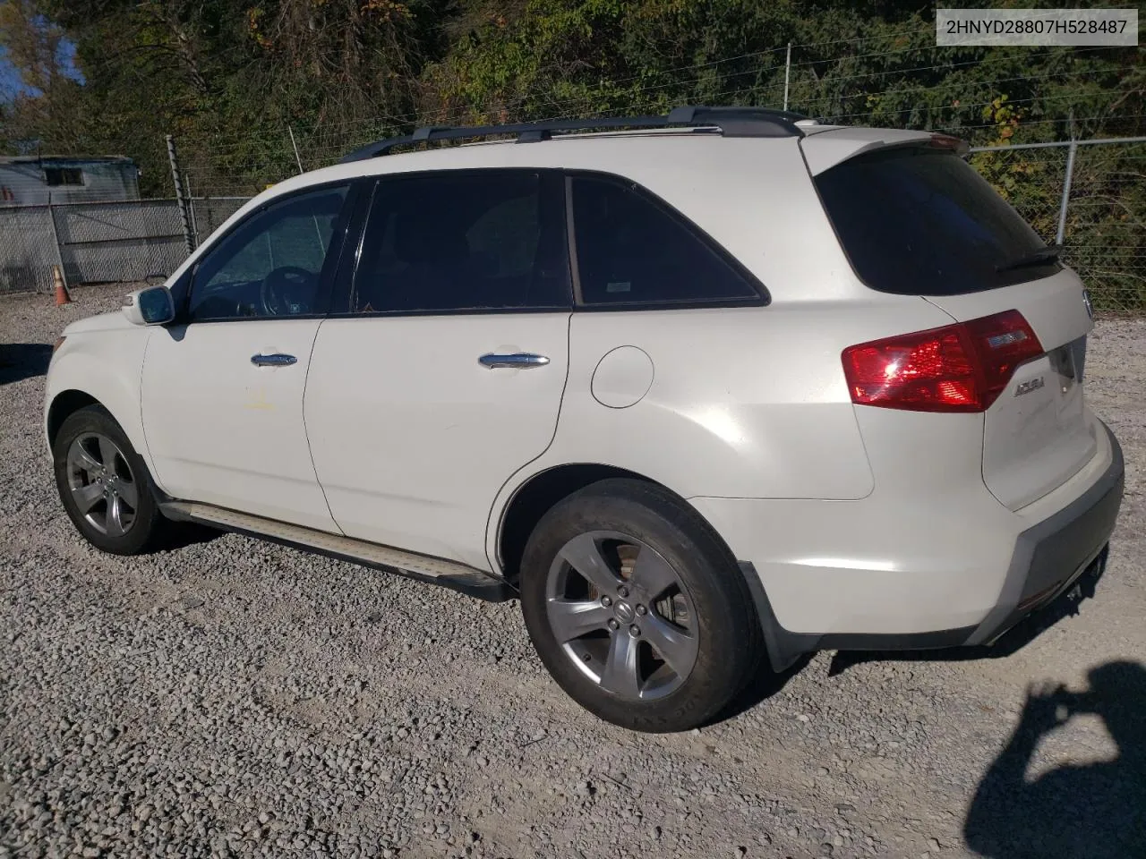 2007 Acura Mdx Sport VIN: 2HNYD28807H528487 Lot: 75765154