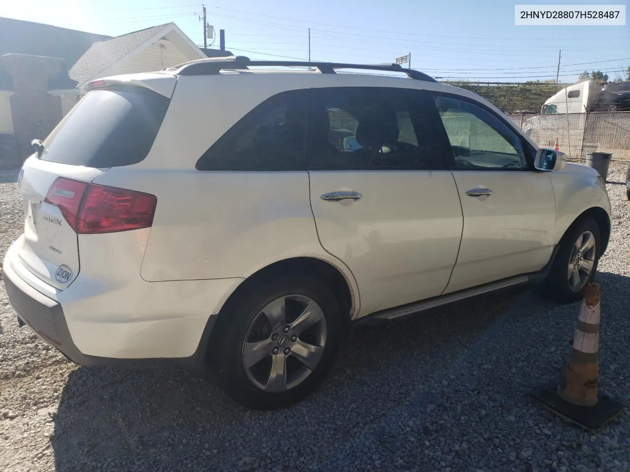 2007 Acura Mdx Sport VIN: 2HNYD28807H528487 Lot: 75765154